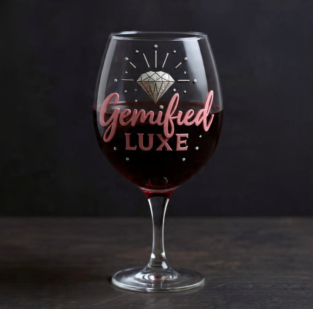 Pre Order-Customised Wine Glasses