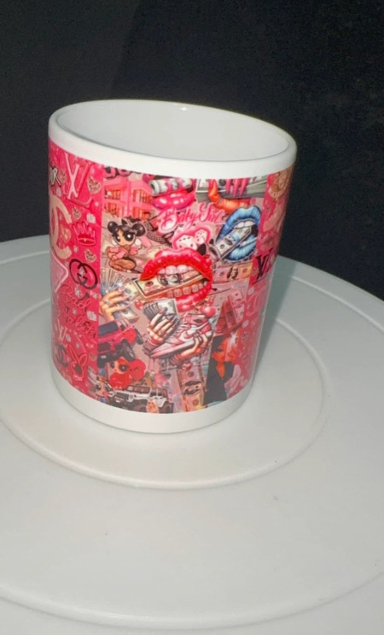Pink Designer Mug