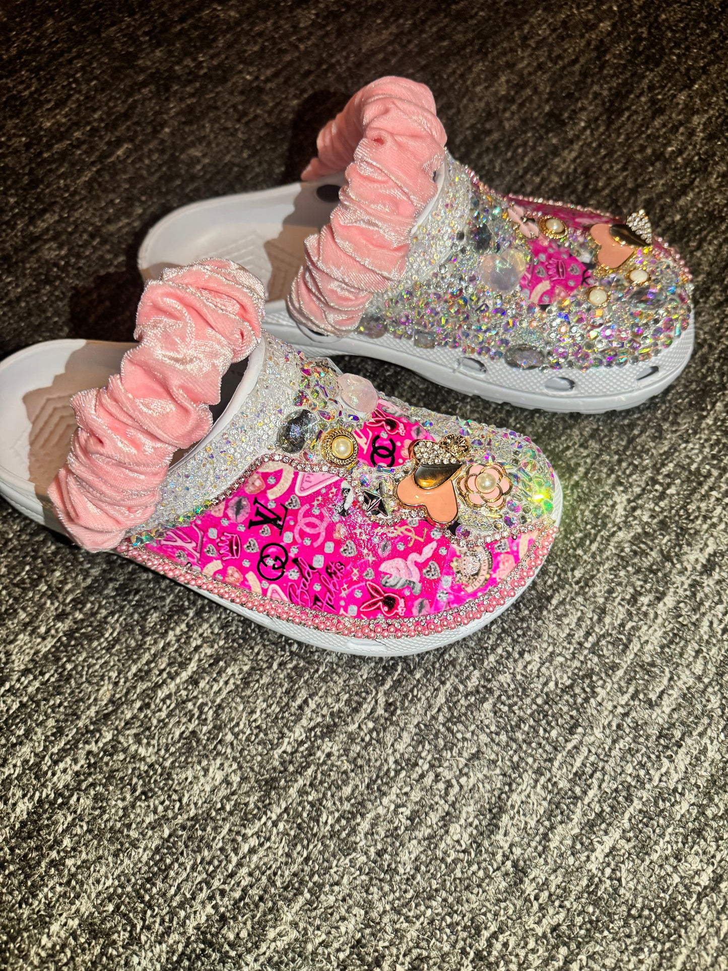 Customised Crocs/clogs size 7