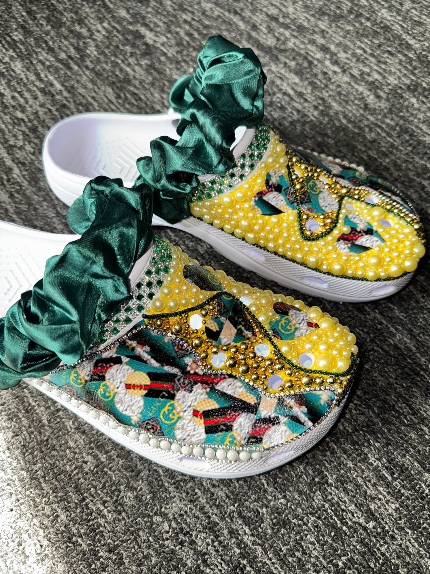 Customised Crocs/clogs size 9