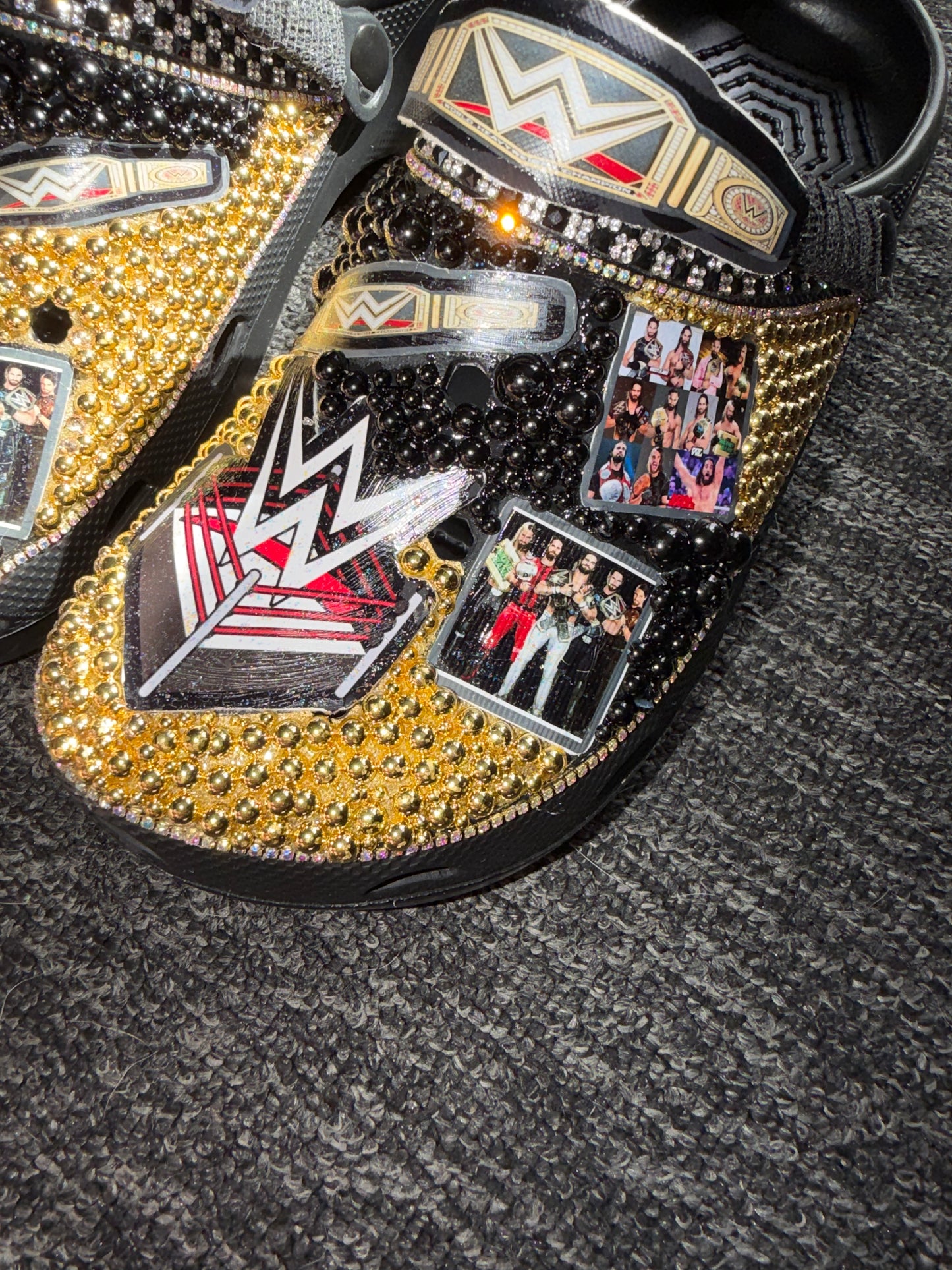 Customised Crocs/clogs size 9