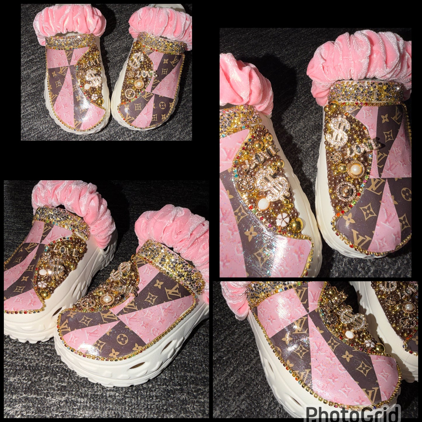 Customised Crocs/clogs size 2.5-3