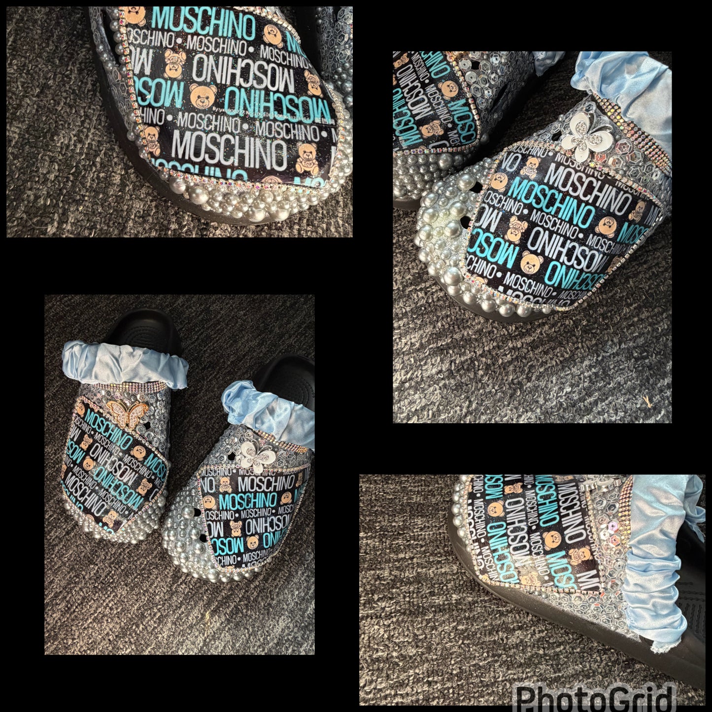 Customised Crocs/clogs size 4.5-5