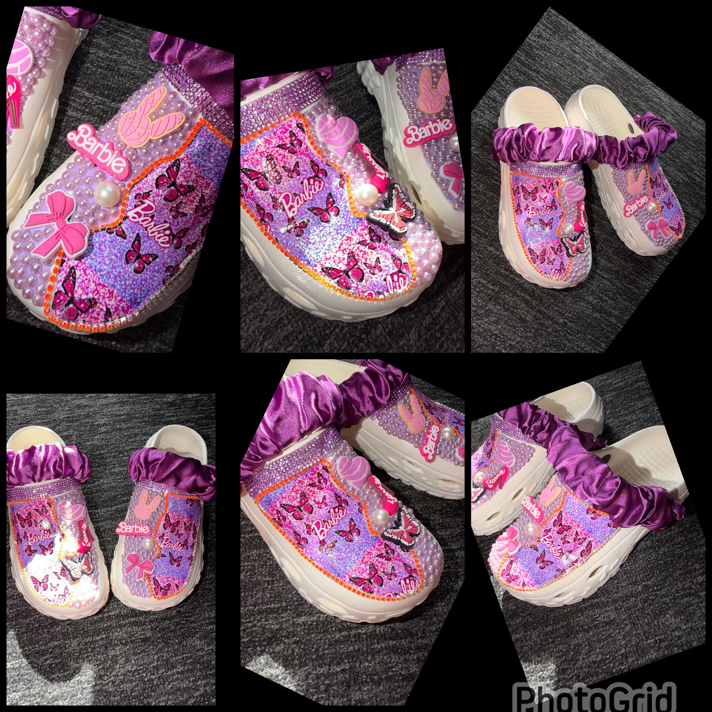 Customised Crocs/clogs size 3.5-4