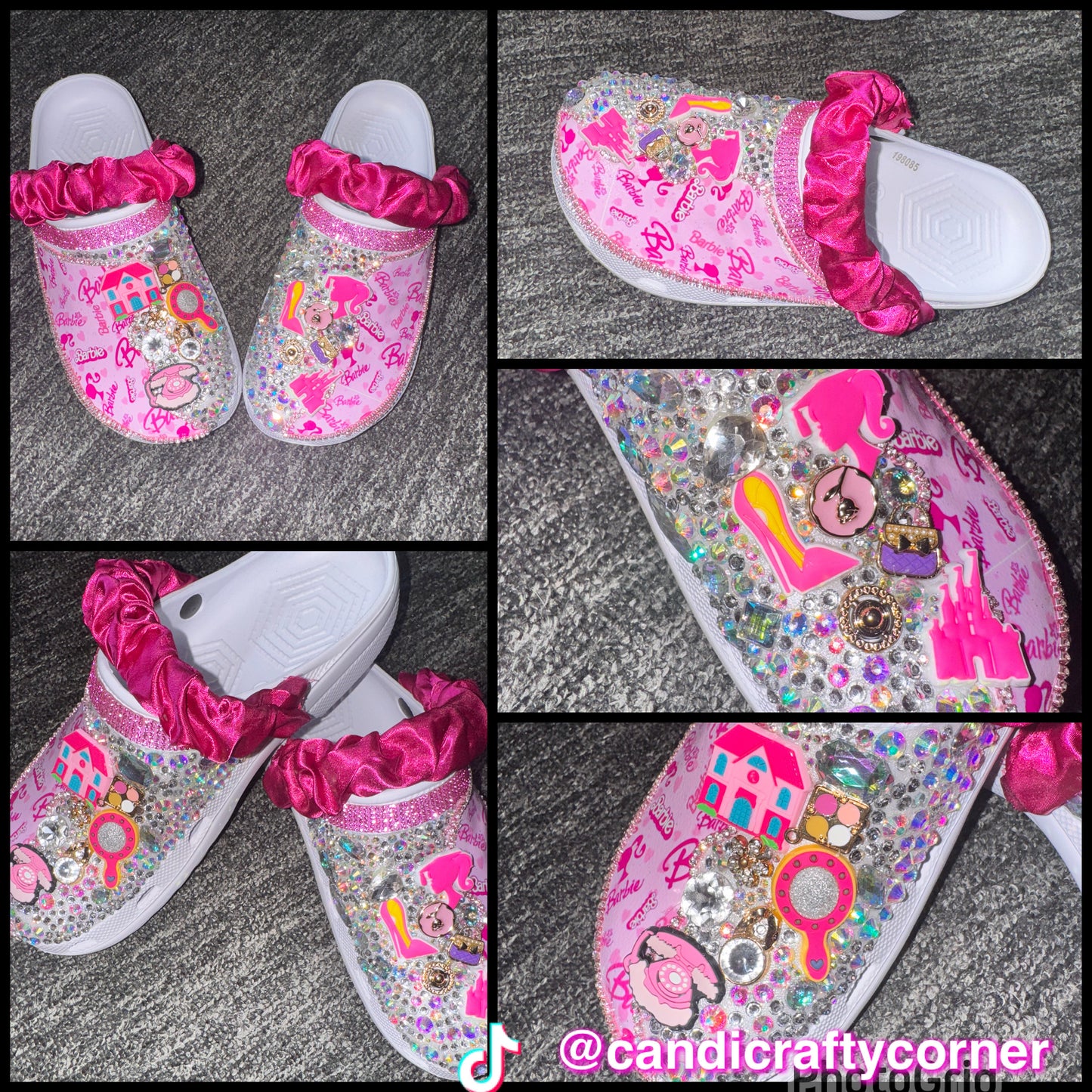 Customised Crocs/clogs size 8