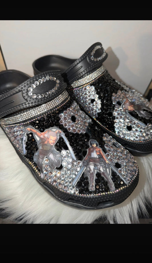 Customised Clogs size 11 Adult