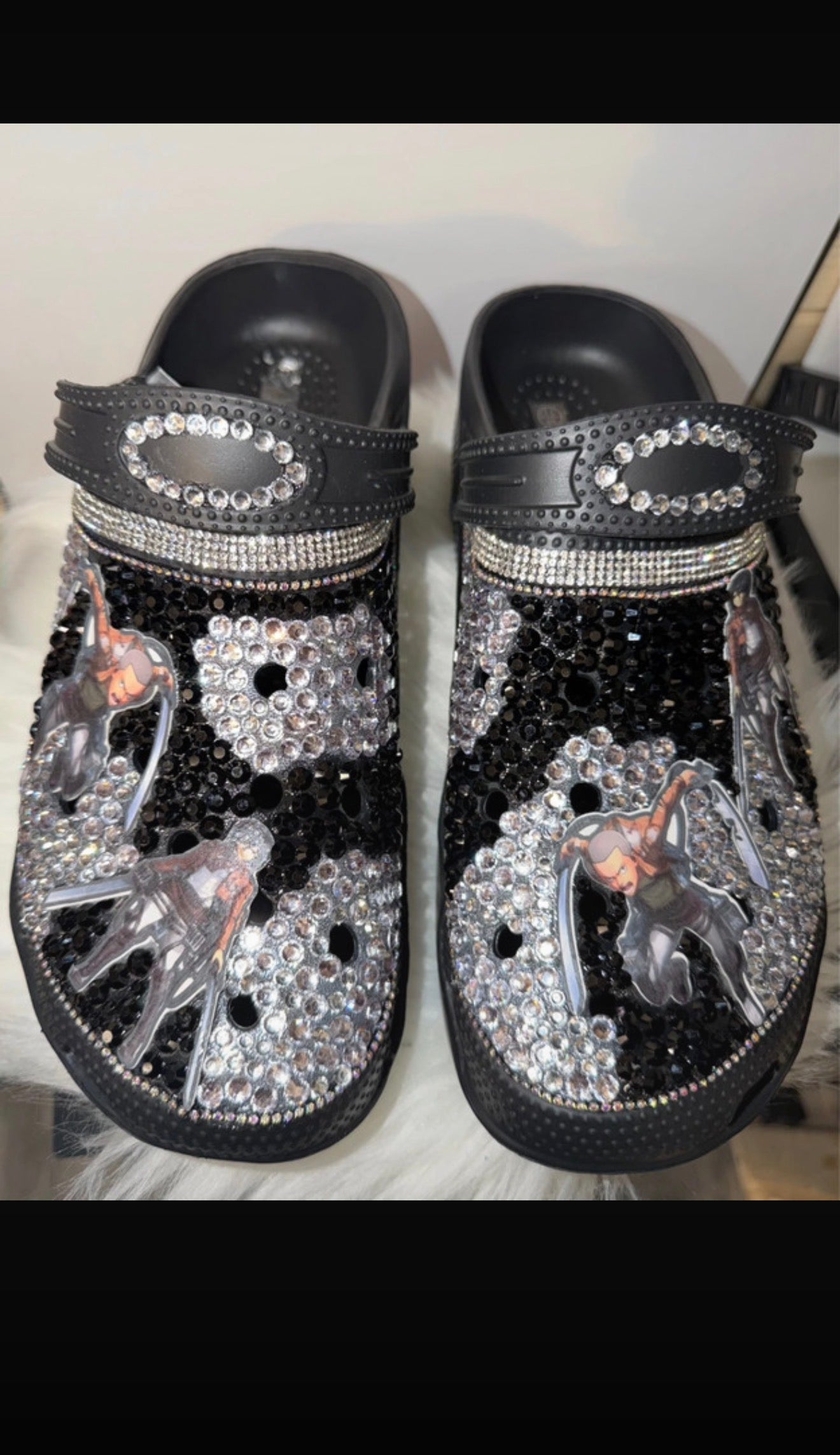 Customised Clogs size 11 Adult