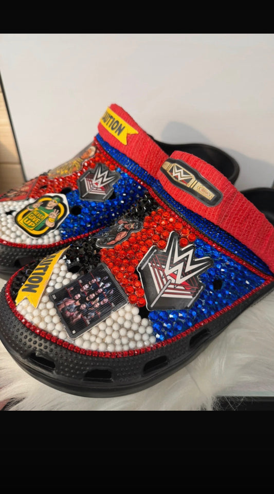 Customised Clogs size 9 Adult