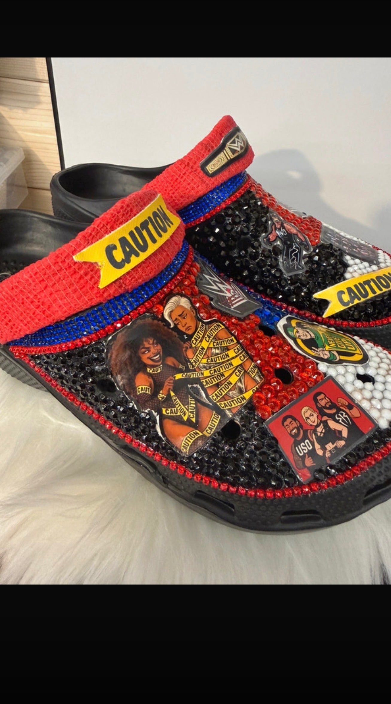 Customised Clogs size 9 Adult