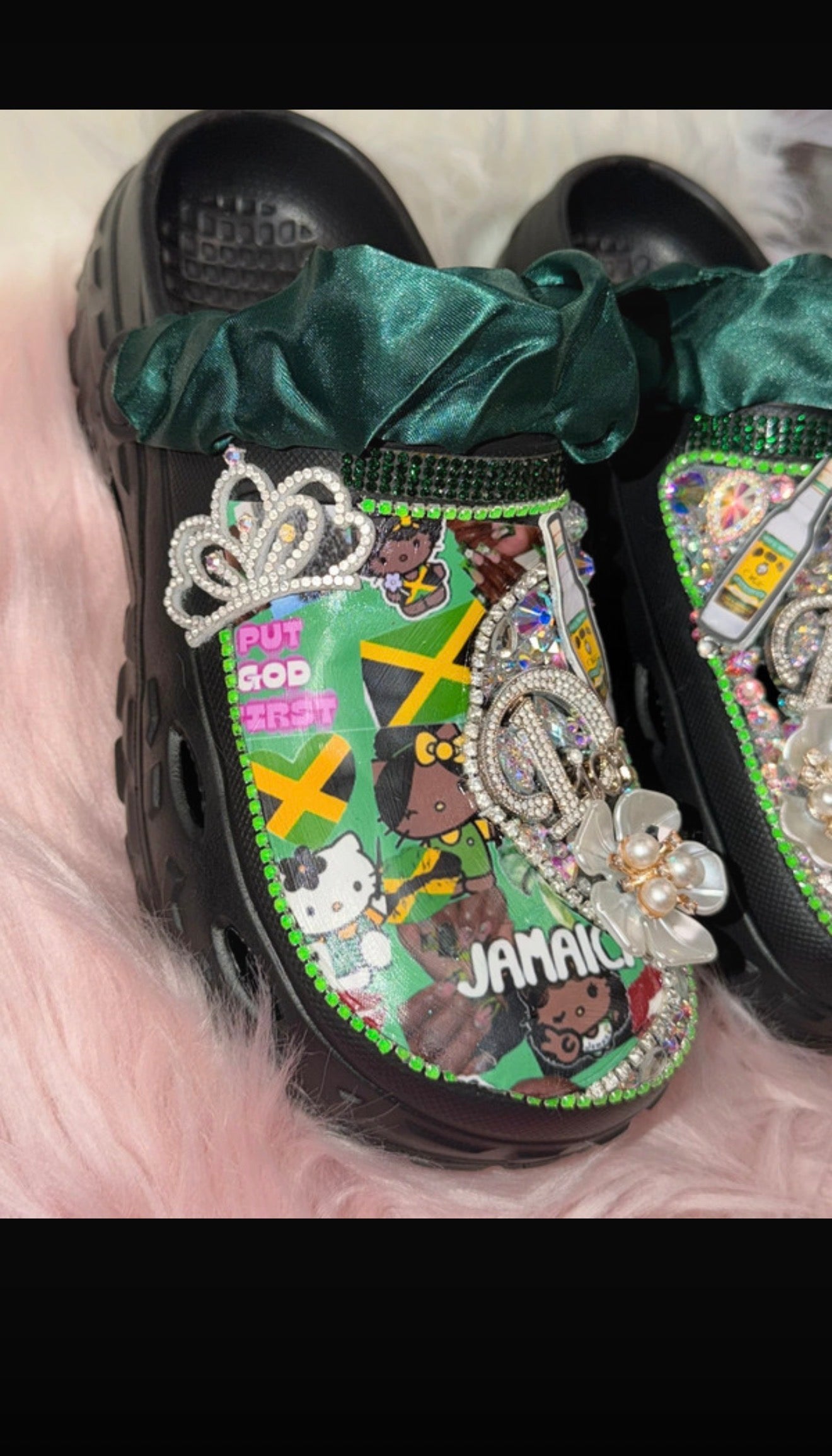 Customised Clogs size 4.5