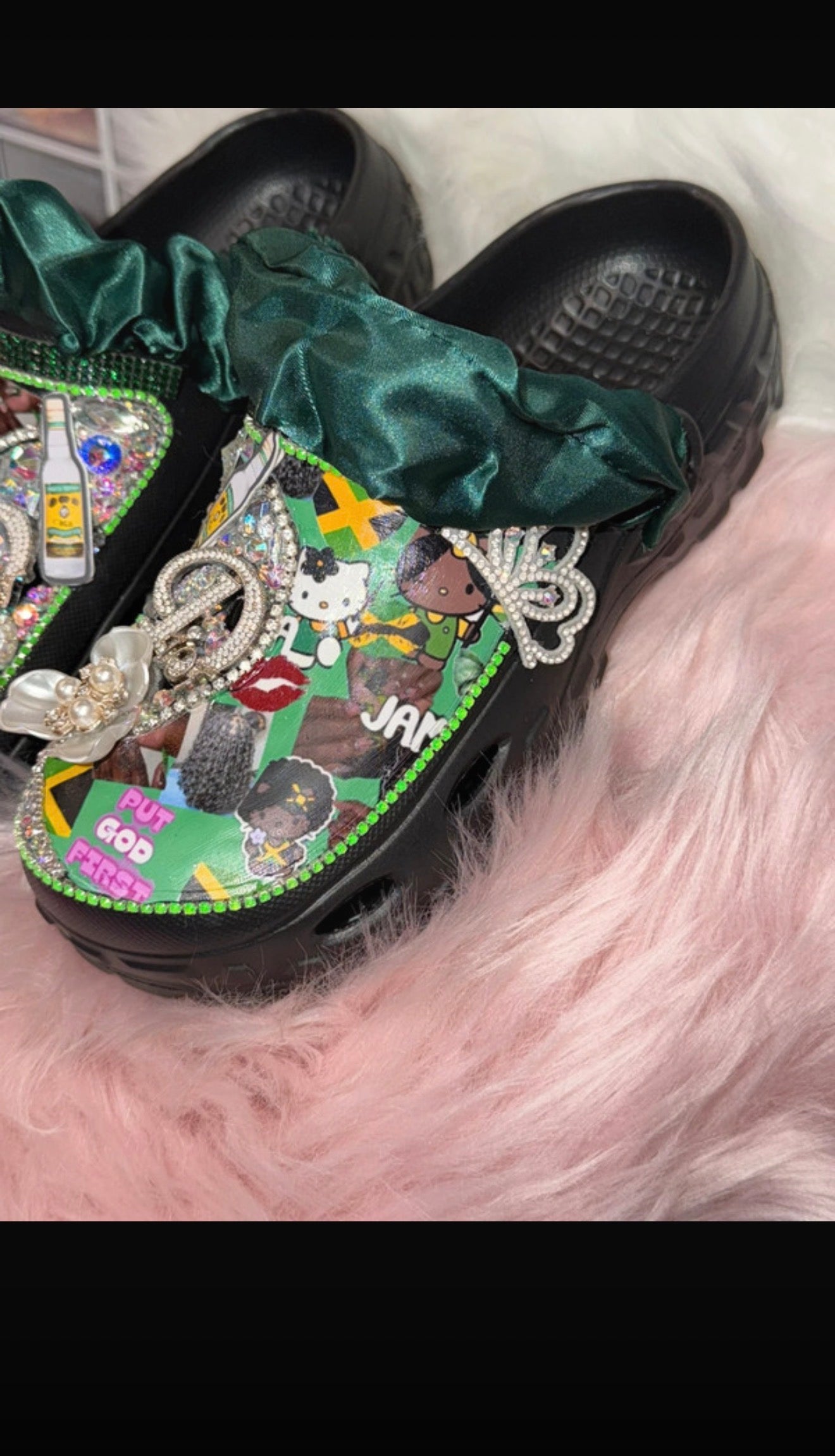 Customised Clogs size 4.5