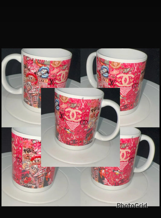 Pink Designer Mug