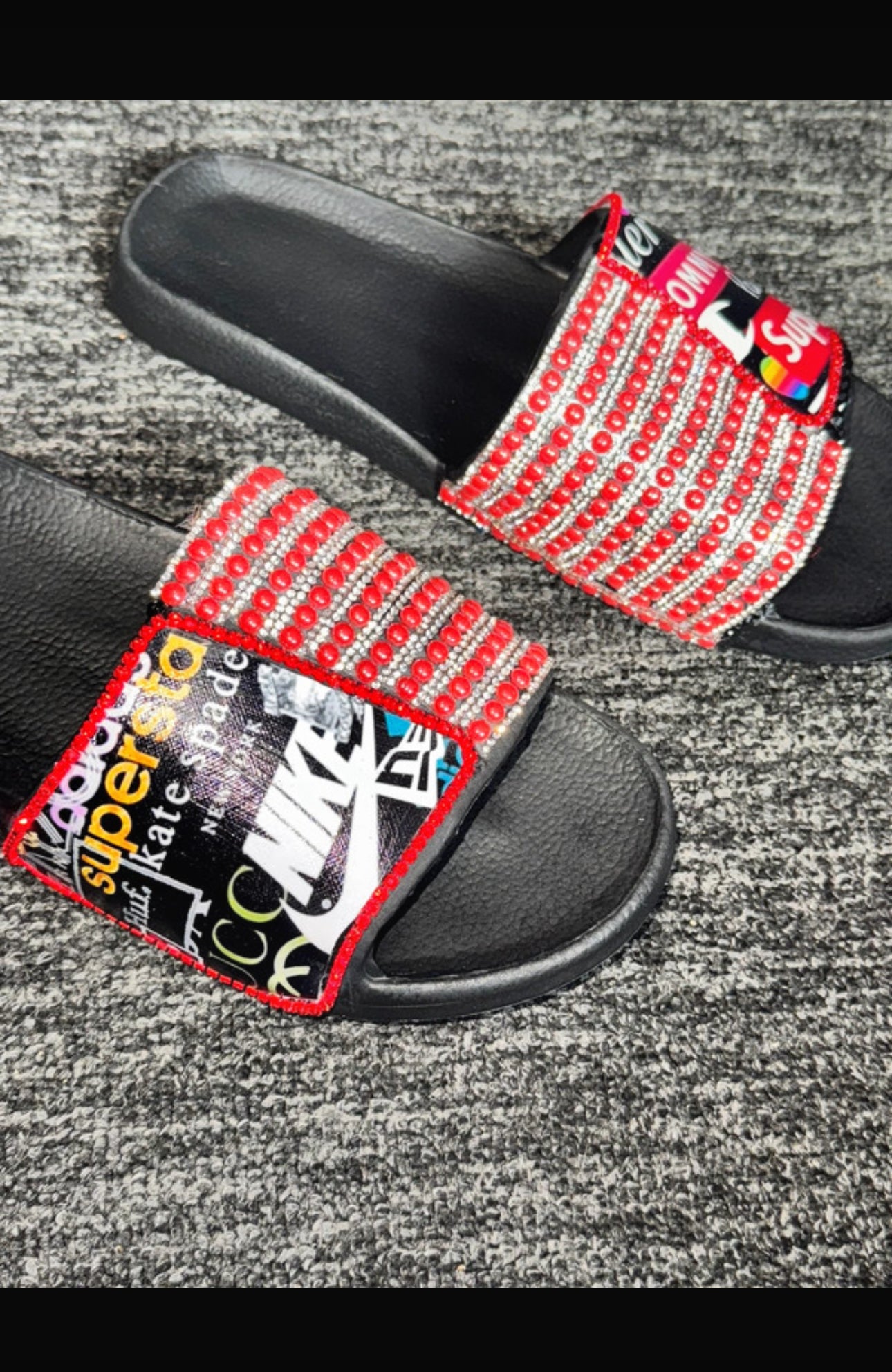 Customised Sliders size 8