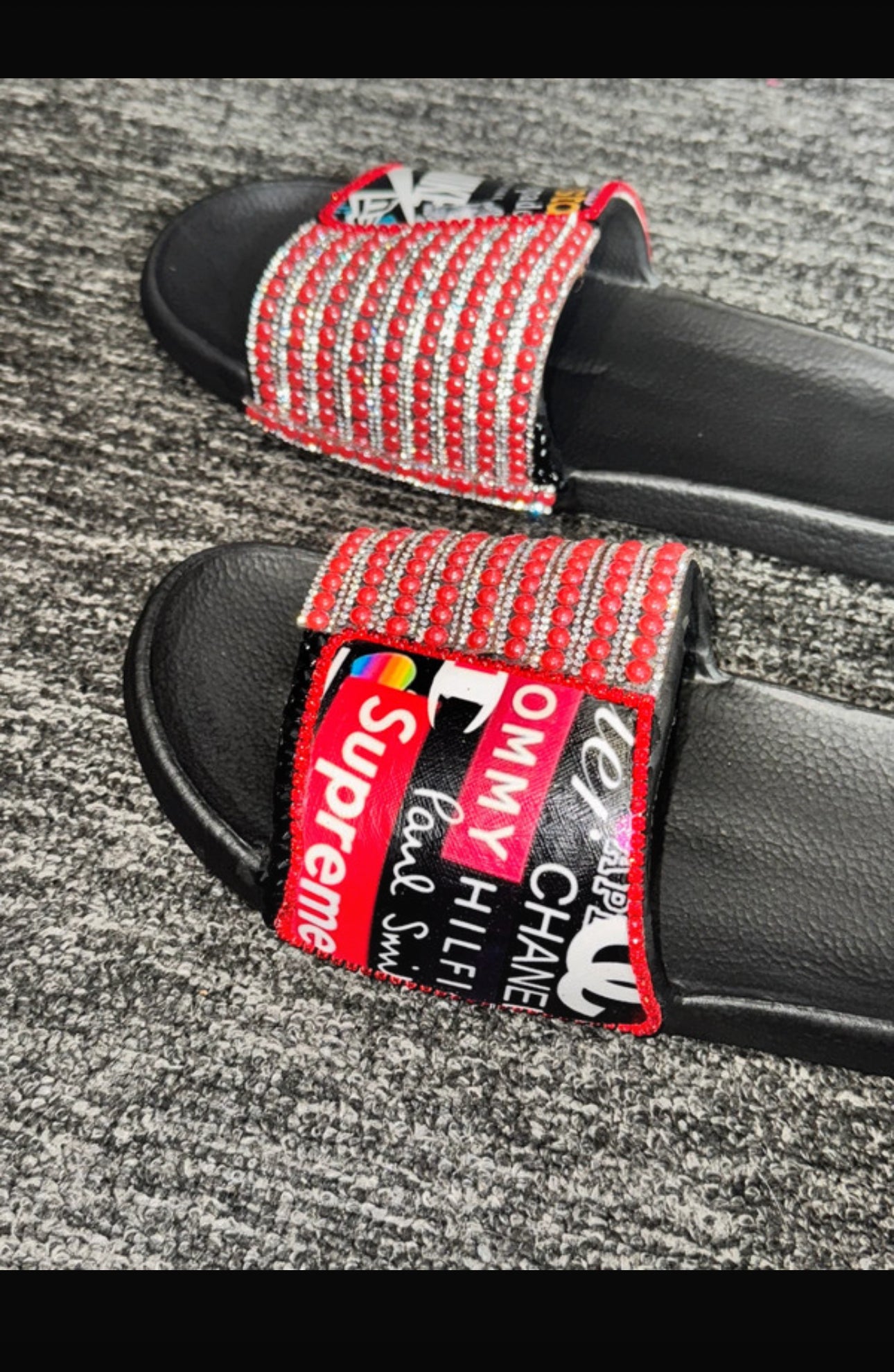 Customised Sliders size 8