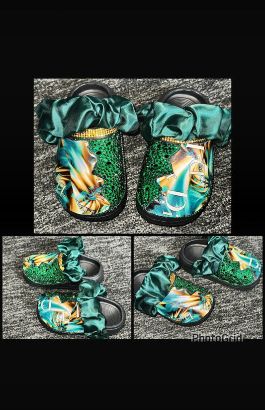 Customised Children's Clogs/Crocs (toddler size 6.5)