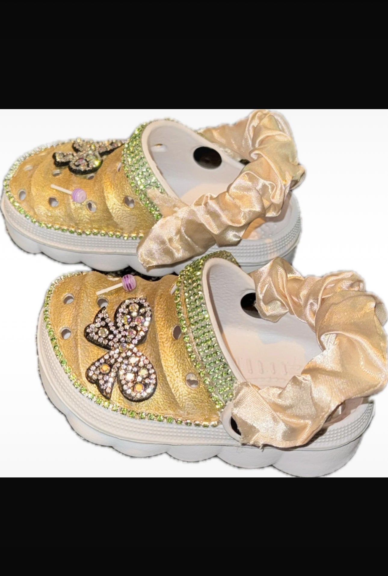 Customised Children's Clogs/Crocs (baby size 3.5)