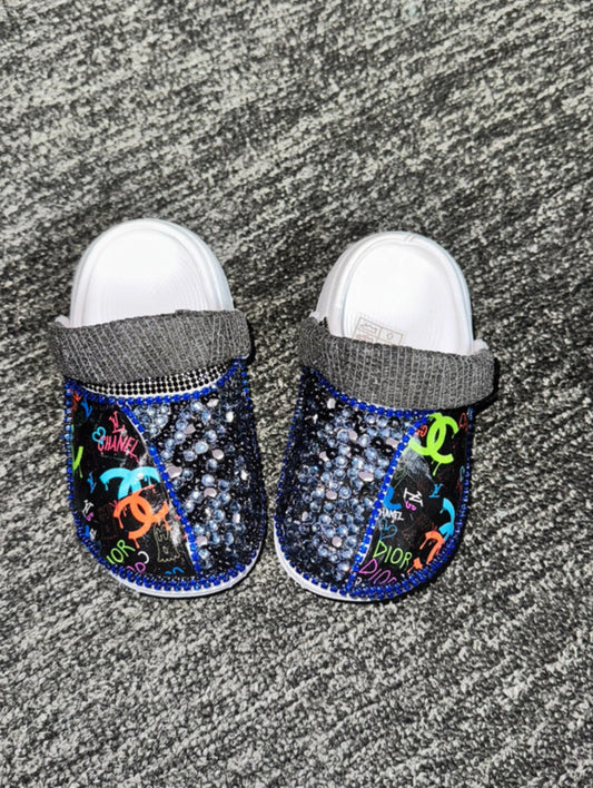 Customised Children's Clogs/Crocs (child size 7)