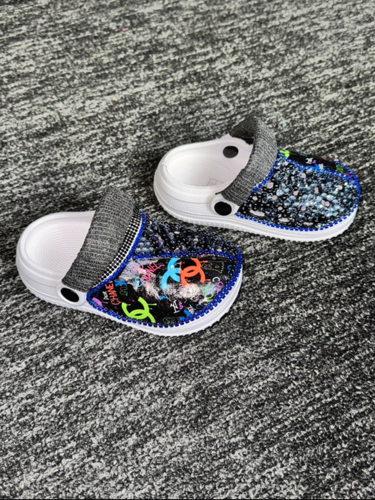 Customised Children's Clogs/Crocs (child size 7)