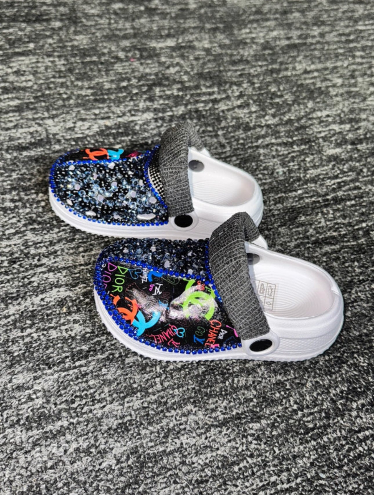 Customised Children's Clogs/Crocs (child size 7)