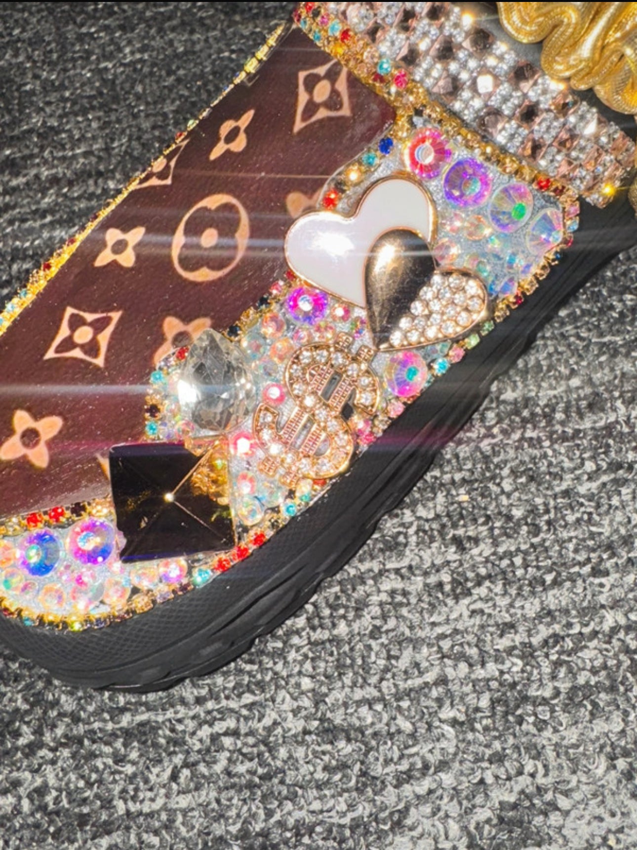 Customised Crocs/clogs size 5