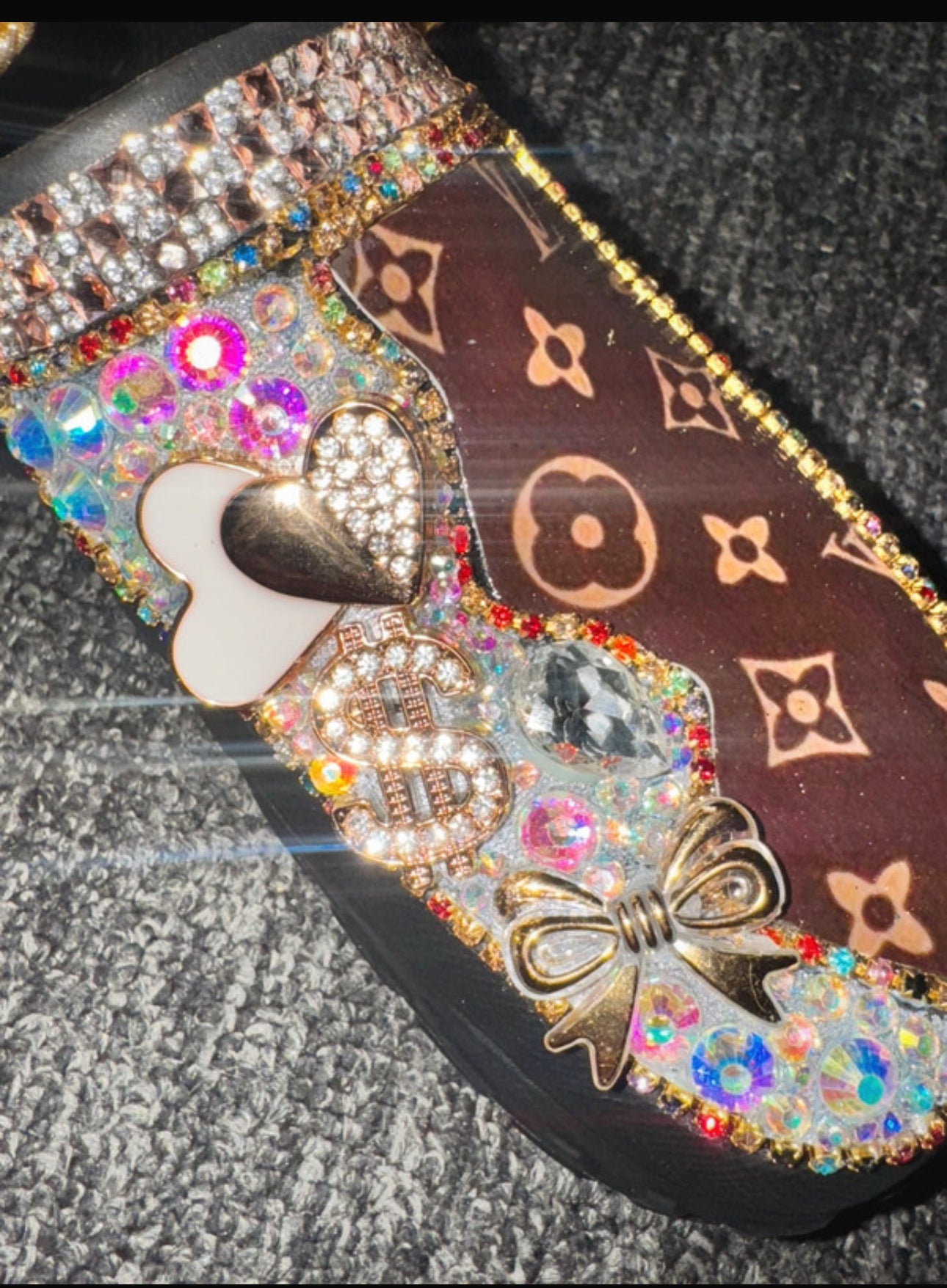 Customised Crocs/clogs size 5