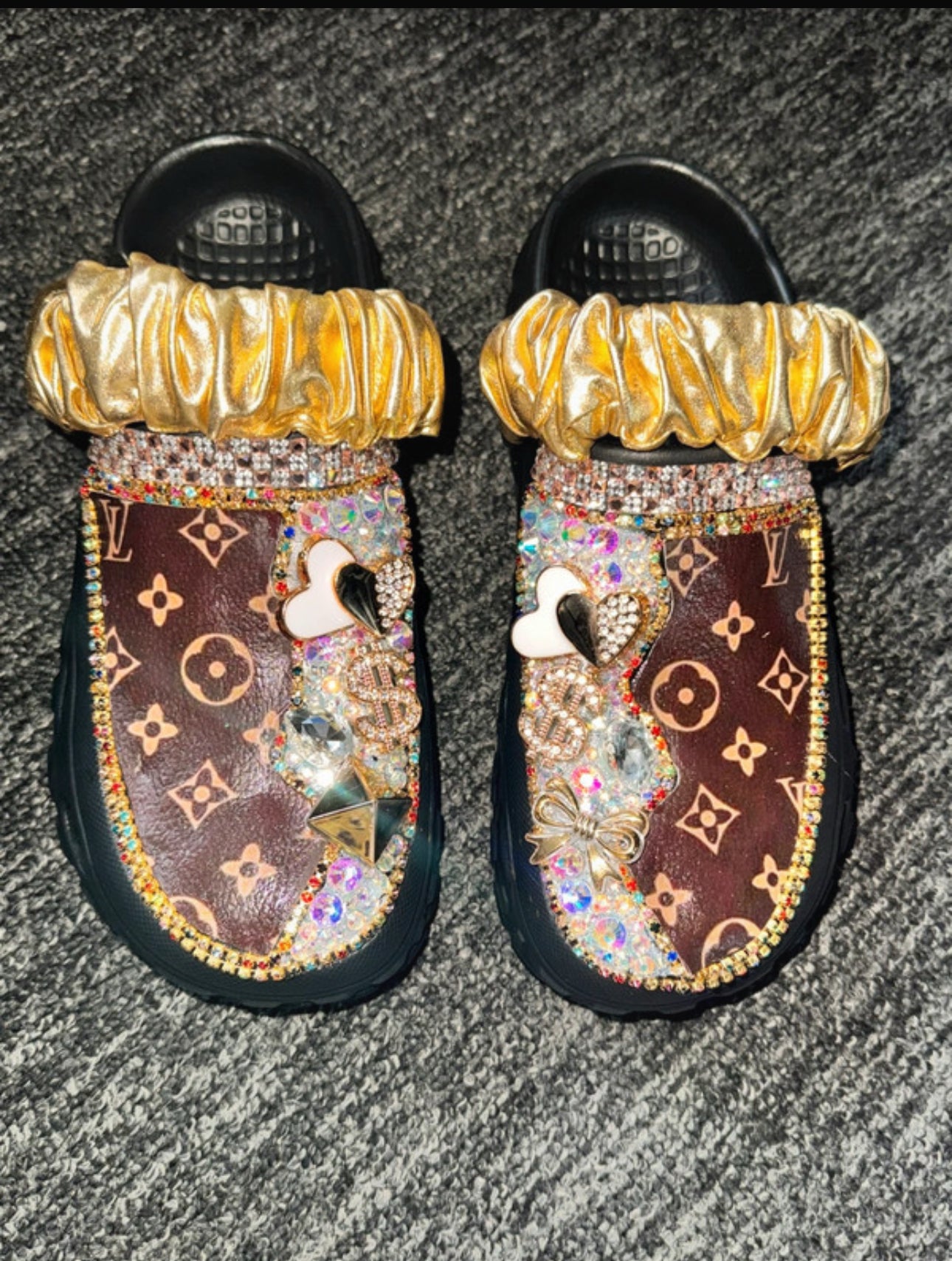 Customised Crocs/clogs size 5