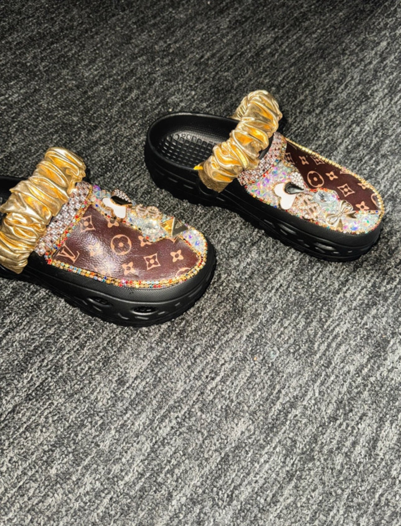 Customised Crocs/clogs size 5