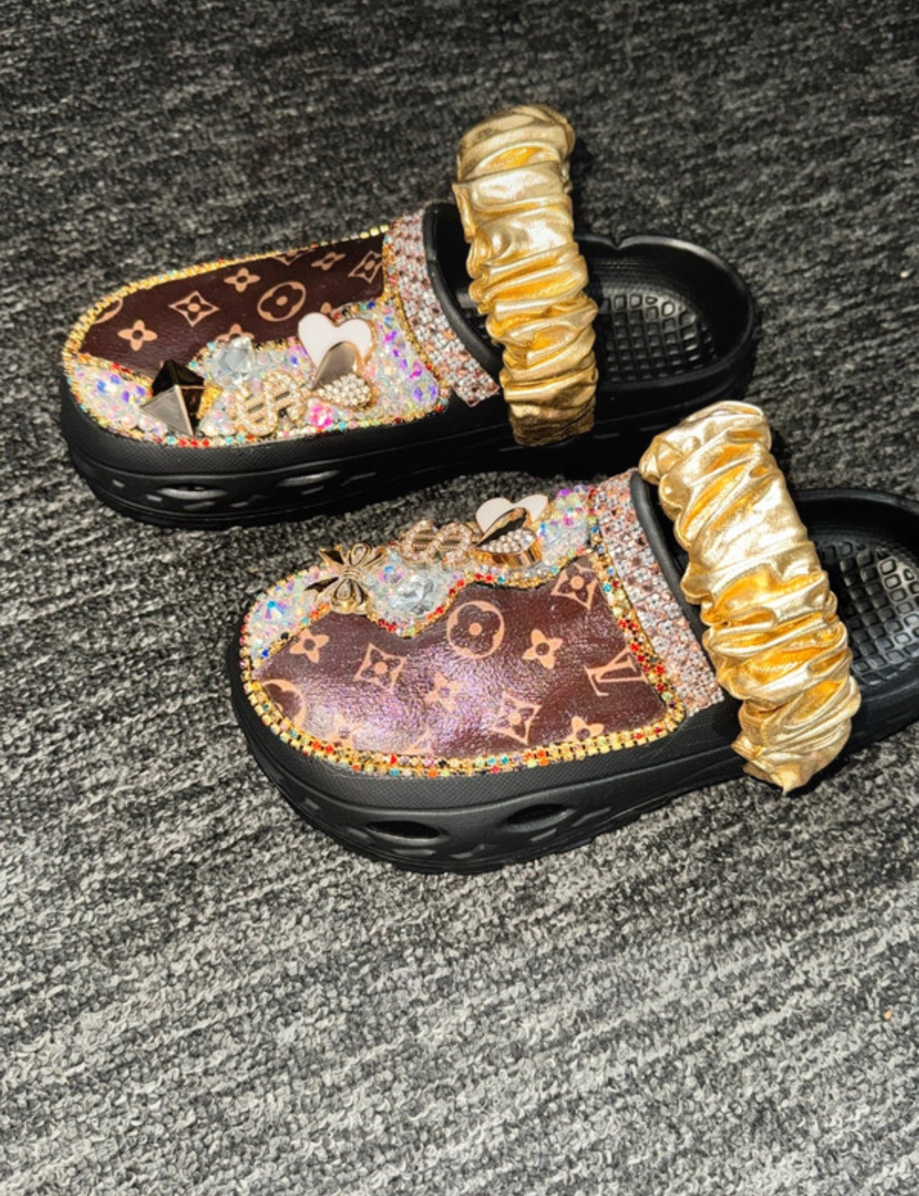 Customised Crocs/clogs size 5