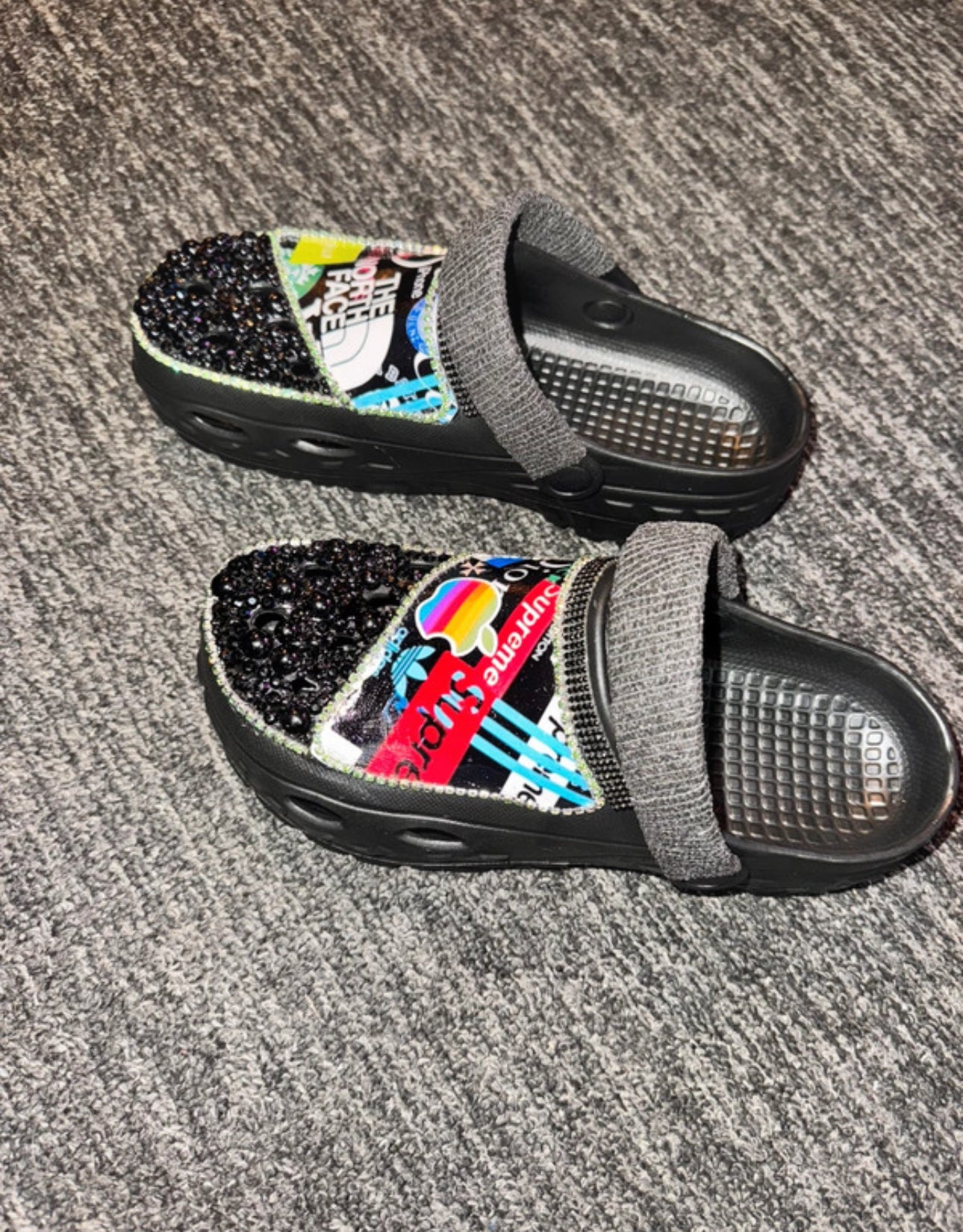 Customised Crocs/clogs size 7