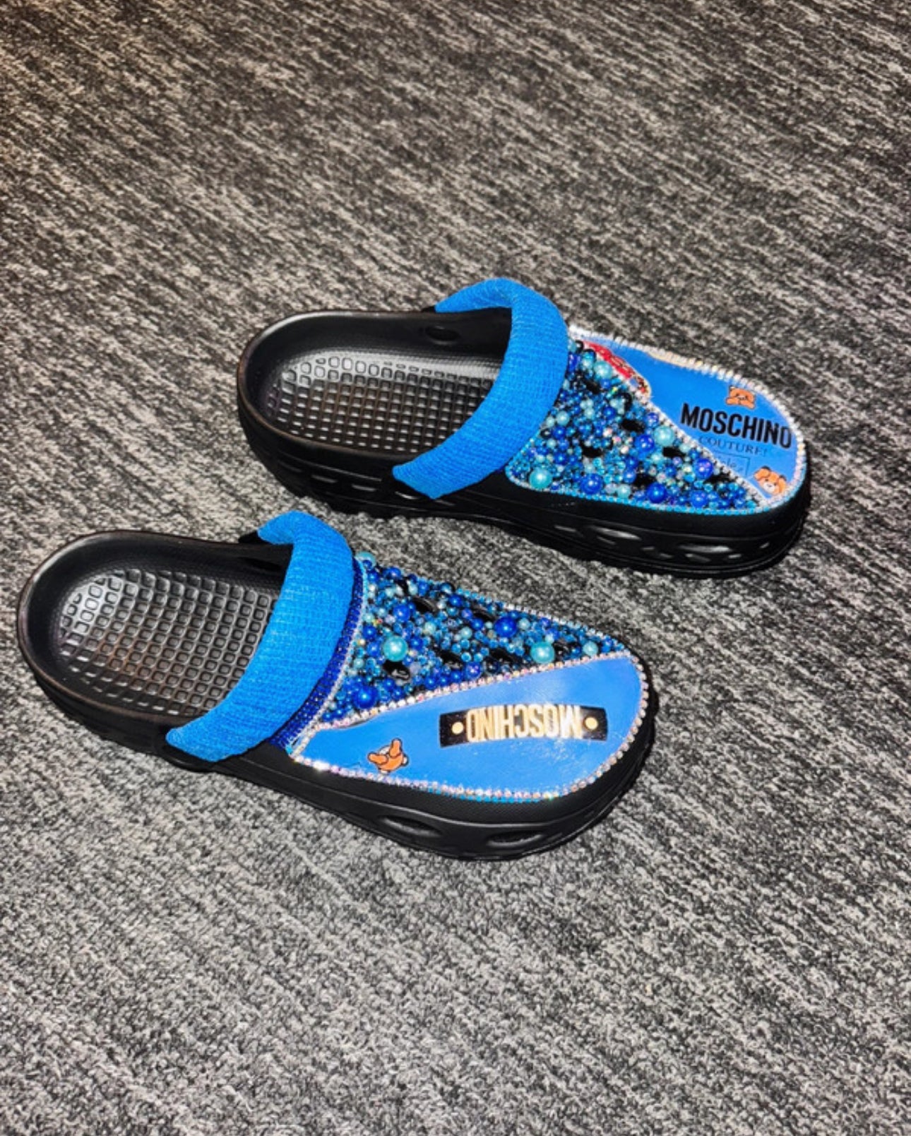 Customised Crocs/clogs size 8