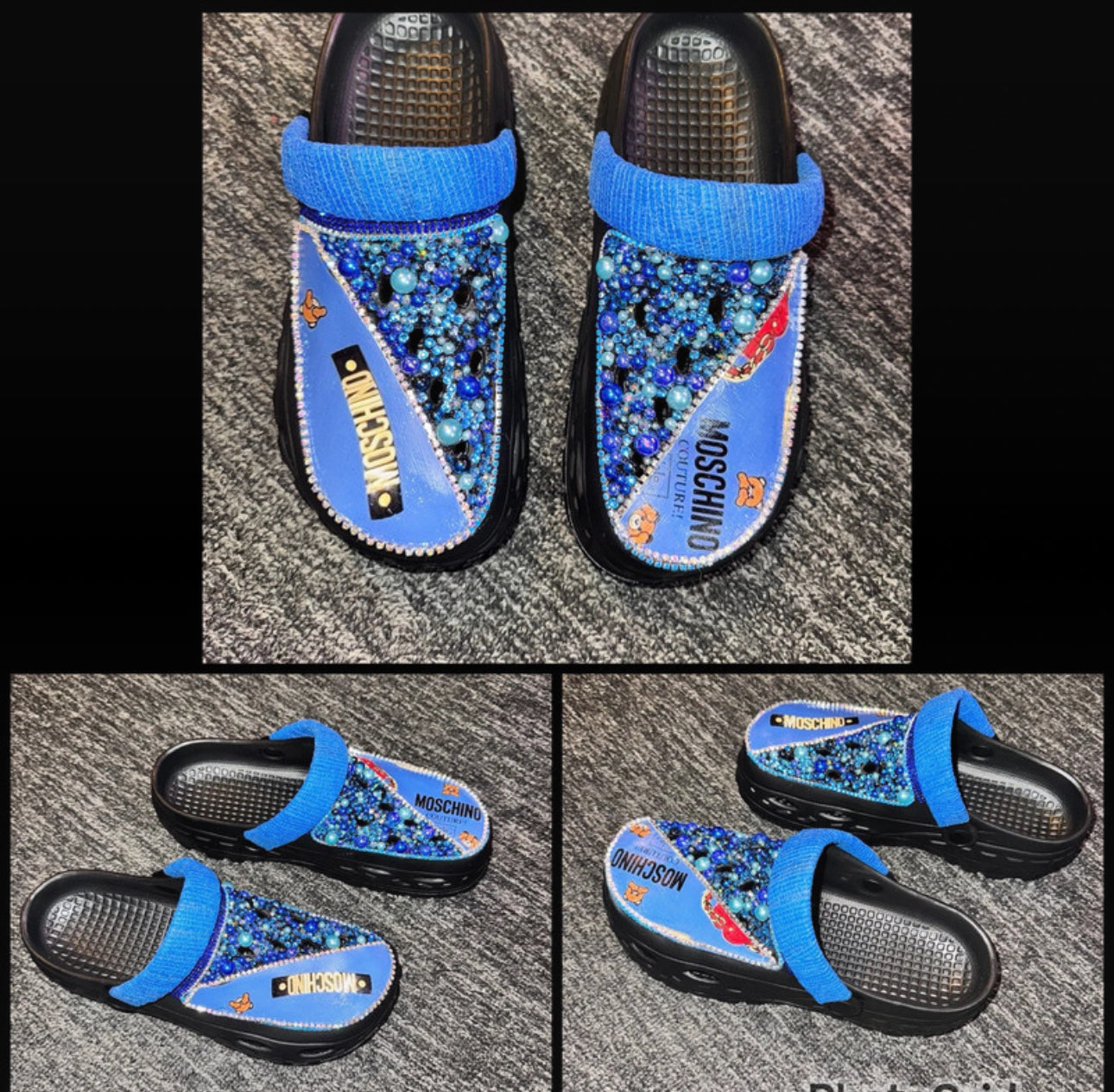 Customised Crocs/clogs size 8