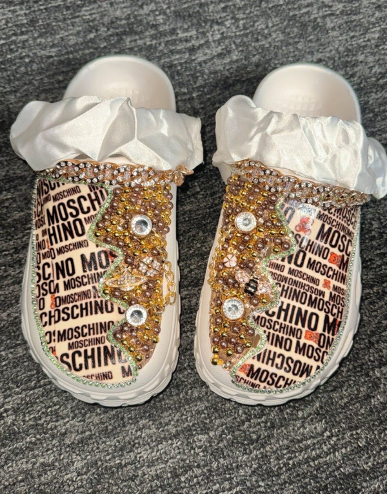 Customised Crocs/clogs size 8