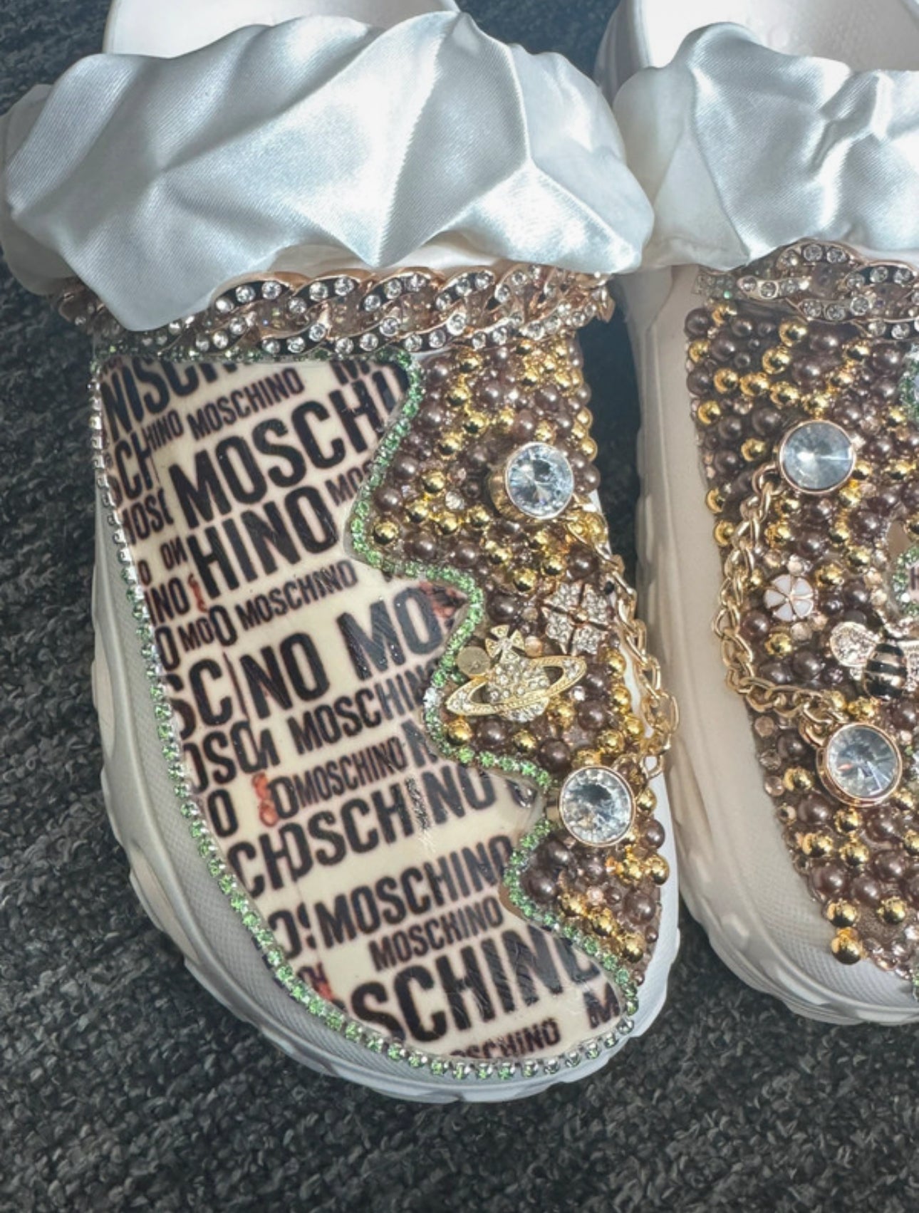 Customised Crocs/clogs size 8