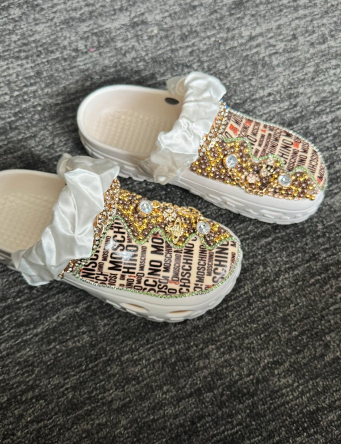 Customised Crocs/clogs size 8