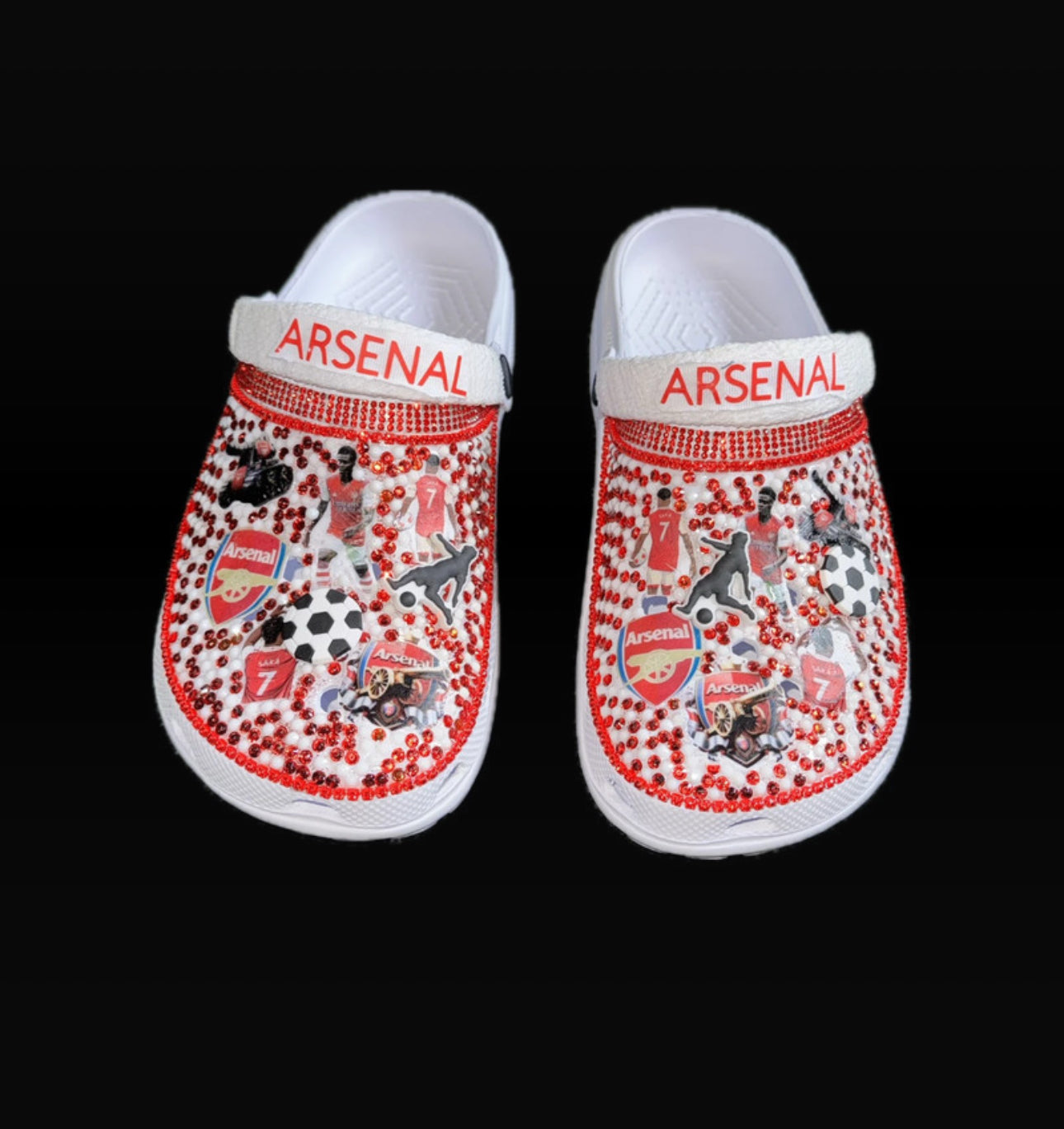 Customised Crocs/clogs size 6