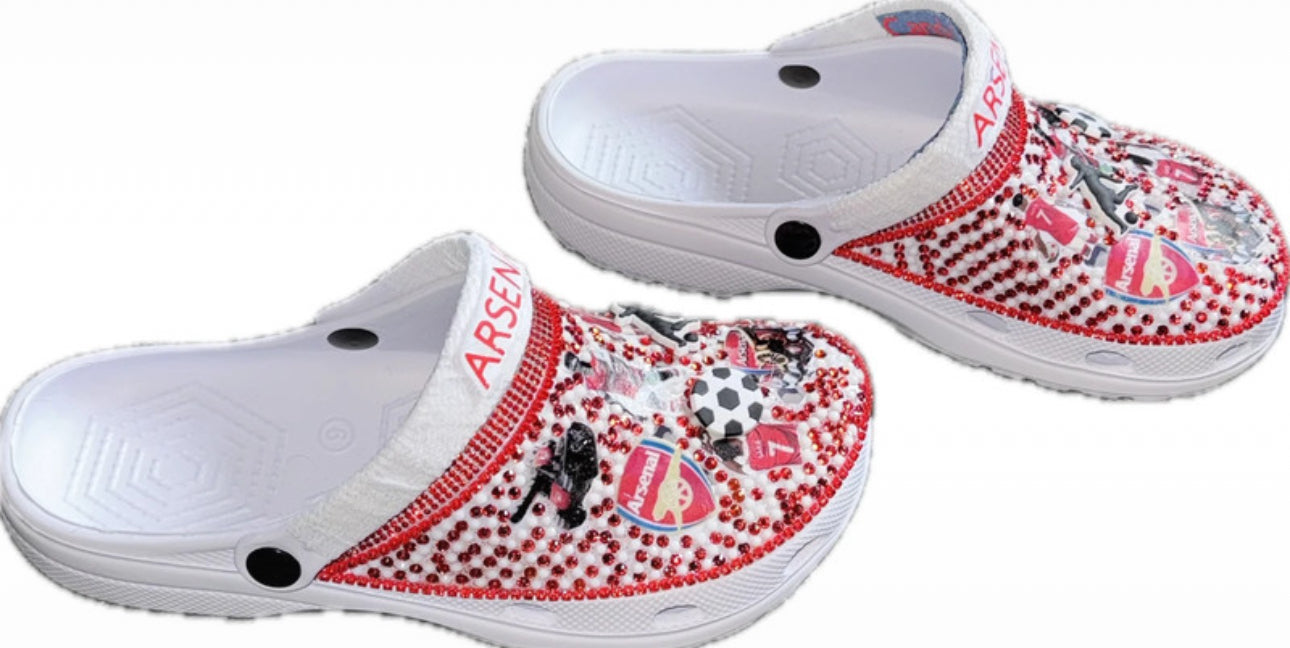 Customised Crocs/clogs size 6