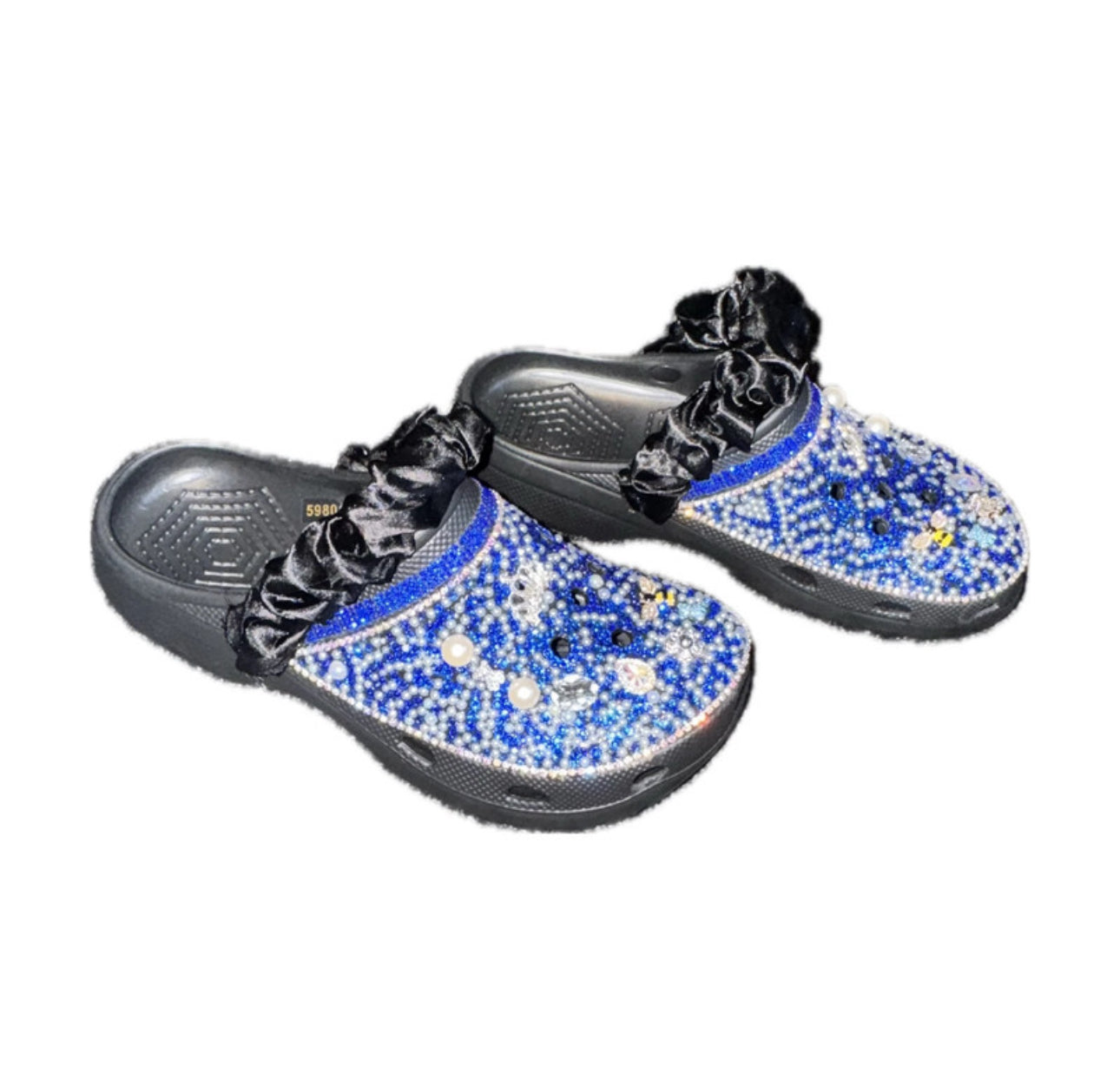 Customised Crocs/clogs size 7