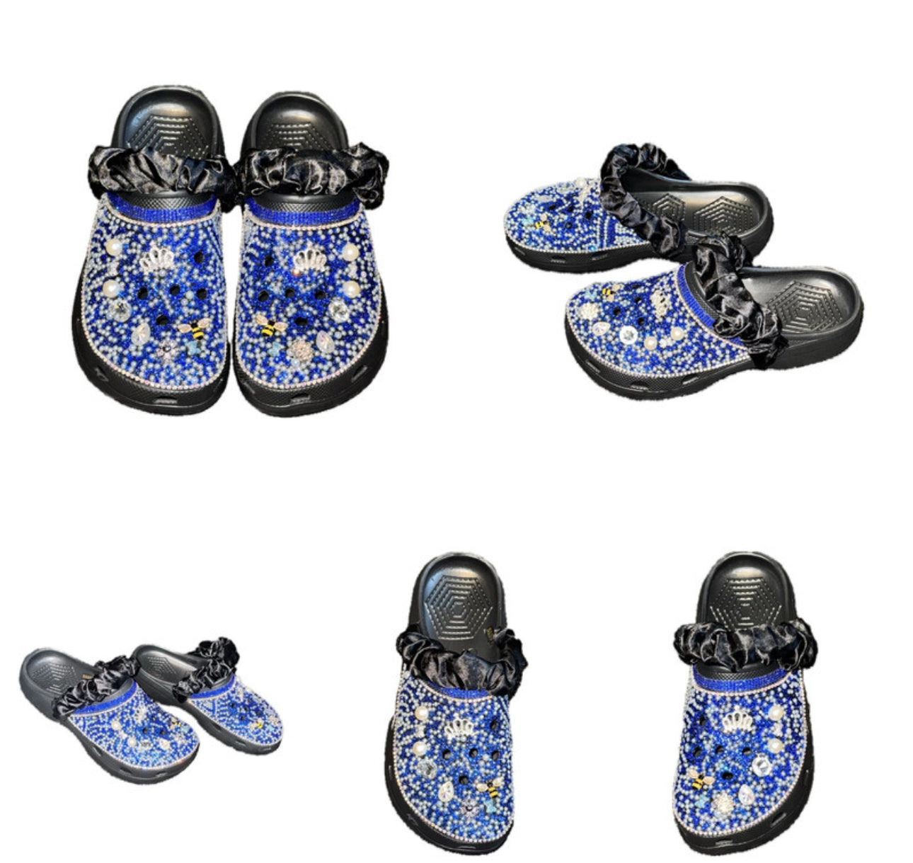 Customised Crocs/clogs size 7