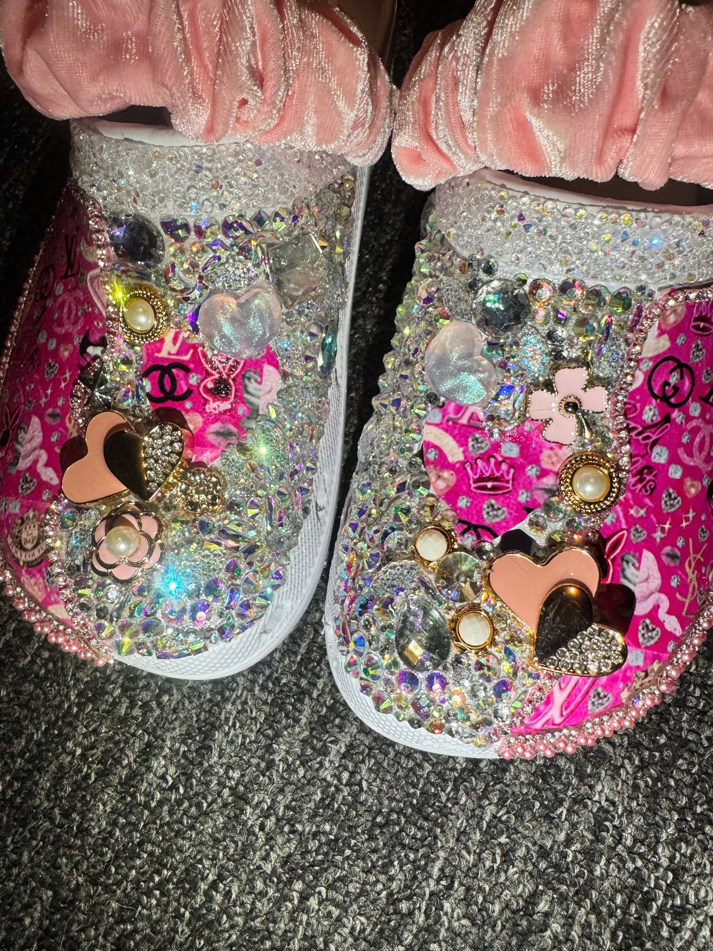 Customised Crocs/clogs size 7