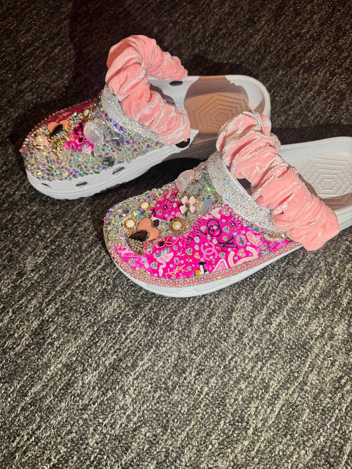 Customised Crocs/clogs size 7