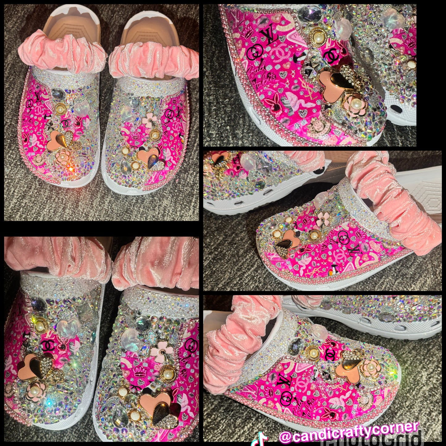 Customised Crocs/clogs size 7