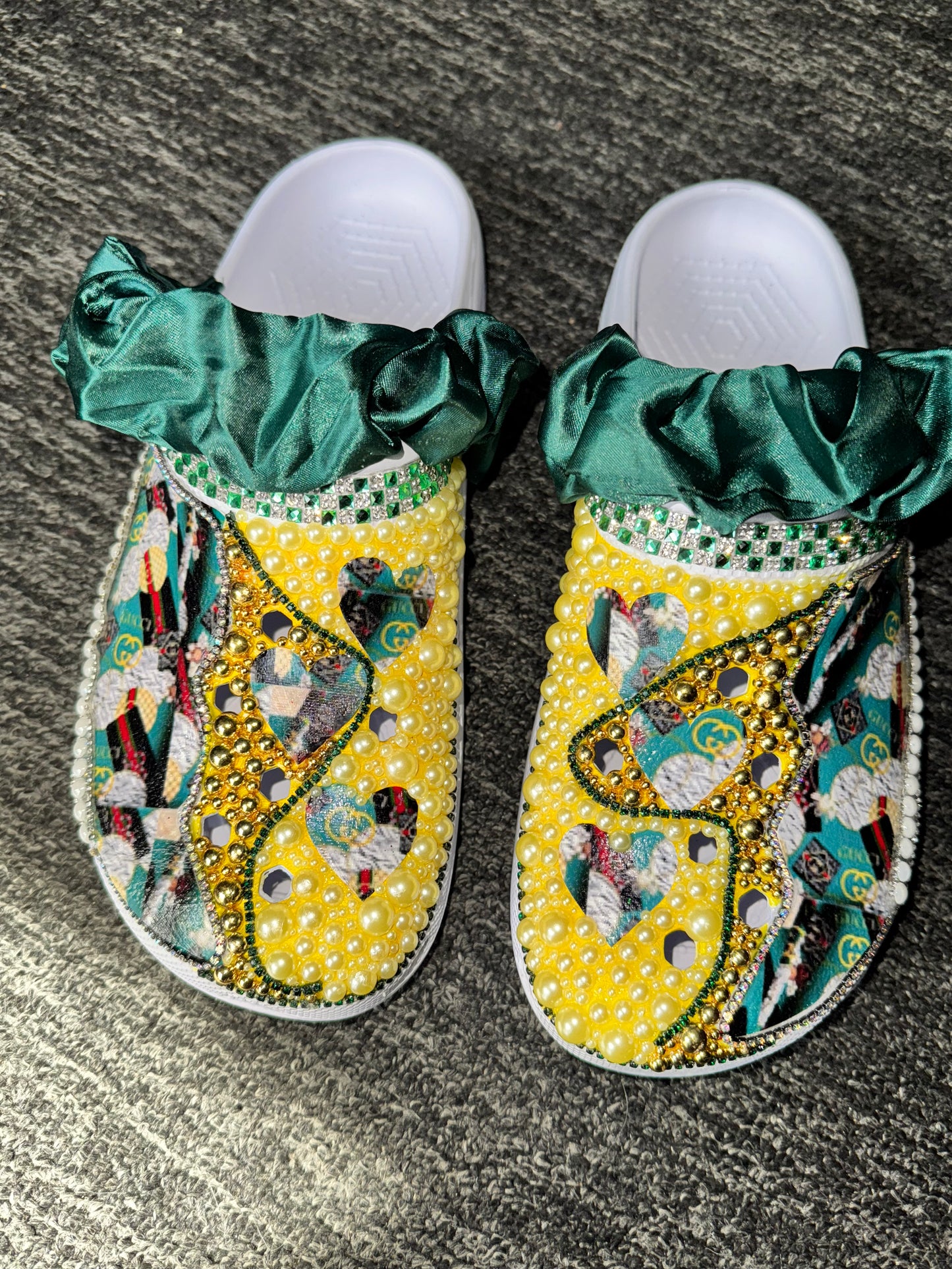 Customised Crocs/clogs size 9