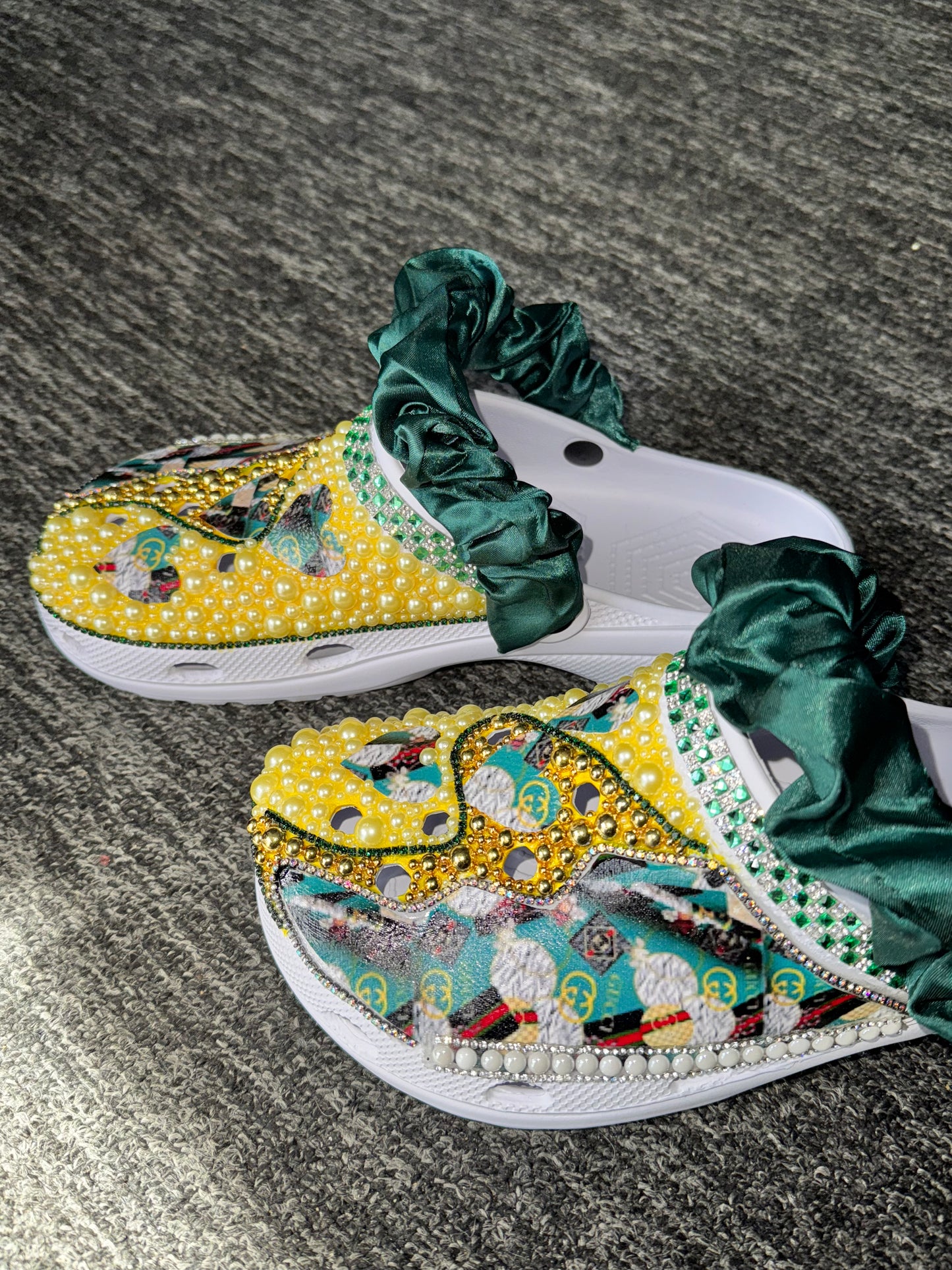 Customised Crocs/clogs size 9