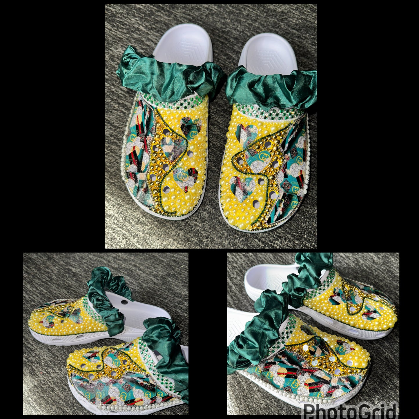 Customised Crocs/clogs size 9