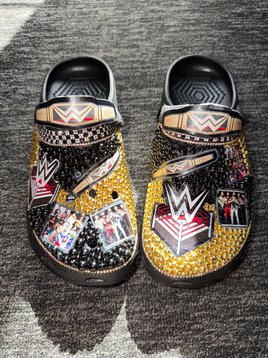 Customised Crocs/clogs size 9