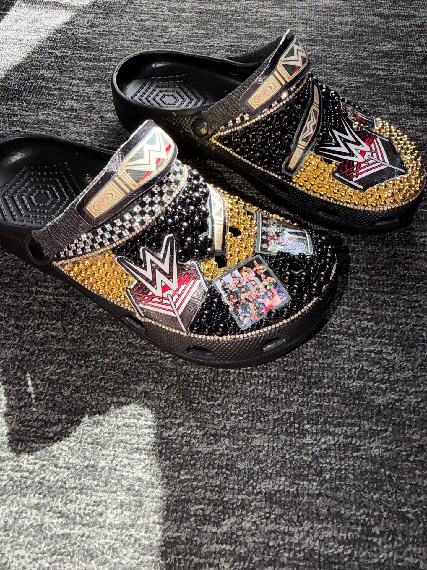 Customised Crocs/clogs size 9