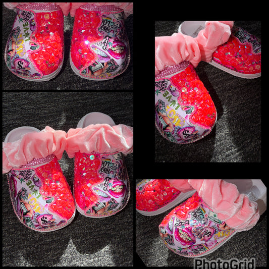 Customised Children's Clogs/Crocs  baby size 6